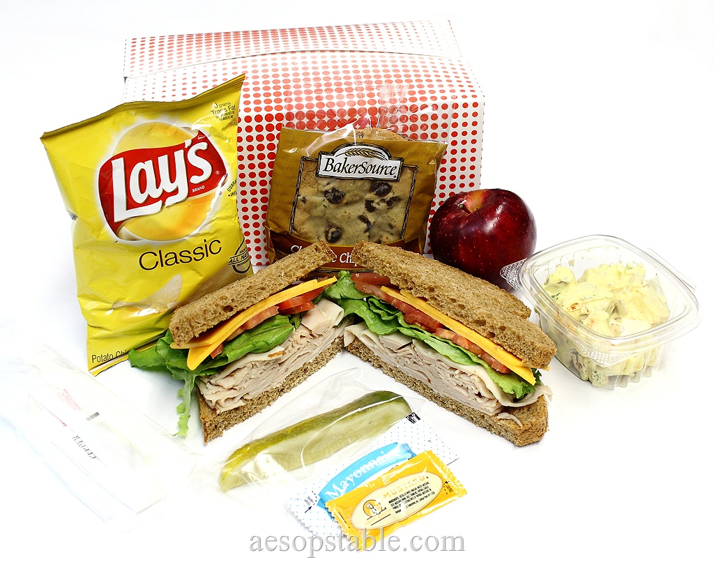 Box Lunch Sandwiches Aesop's Table